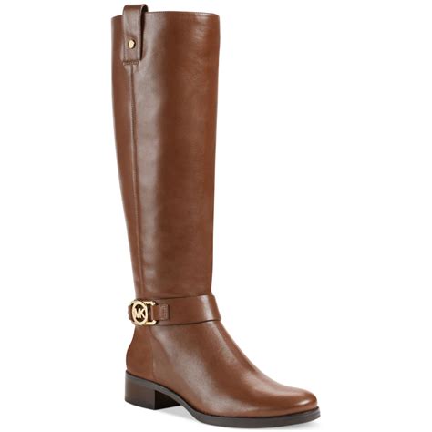 michael kors charm riding boots